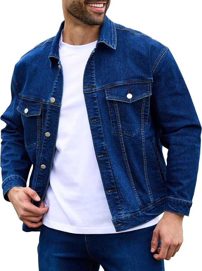 Men's Trucker Jacket – Black