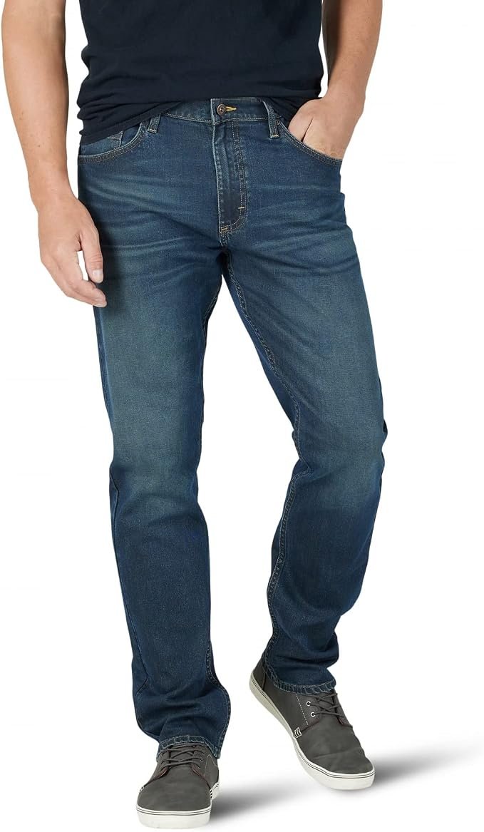 Men's Athletic Jeans – Black