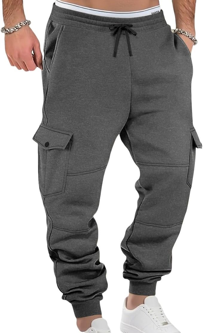 Men's Cargo Joggers – Navy