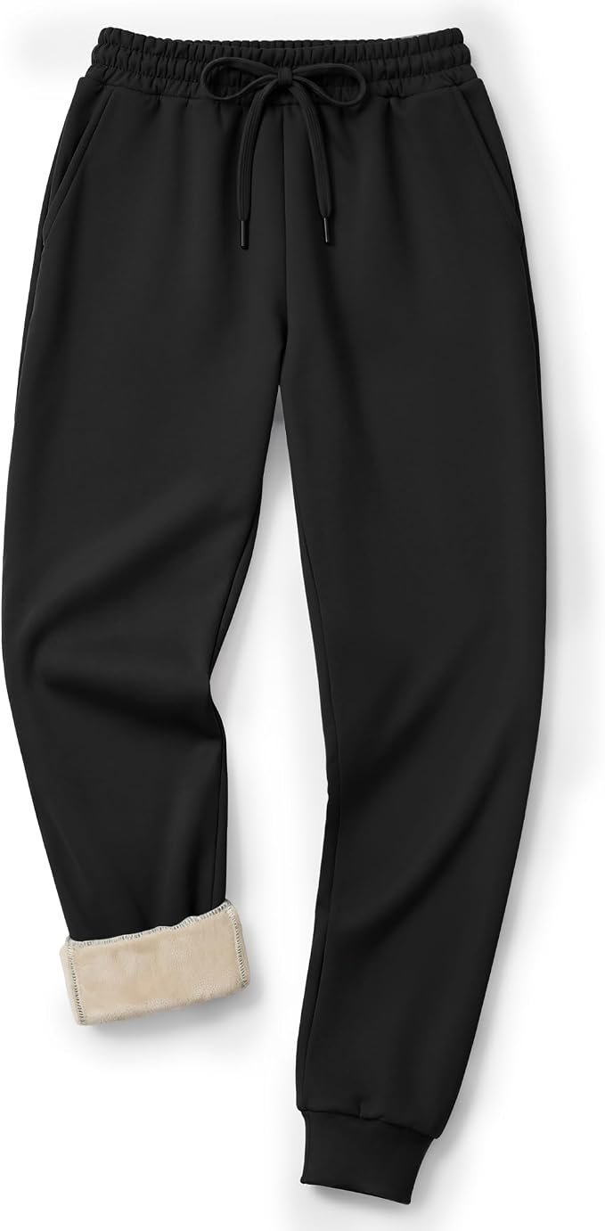 Men's Thermal Joggers – Black