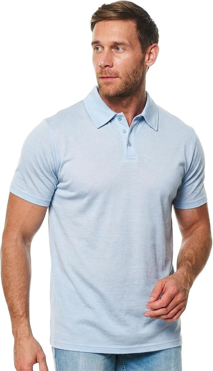 Men's Oxford Polo Shirt – Black