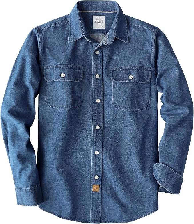 Men's Denim Shirt – Grey