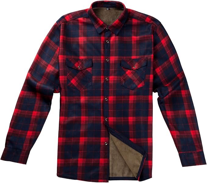 Men's Flannel Shirt – Black