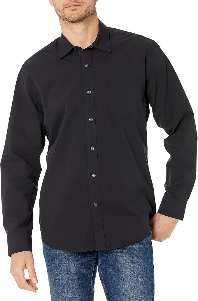 Men's Poplin Shirt – Navy